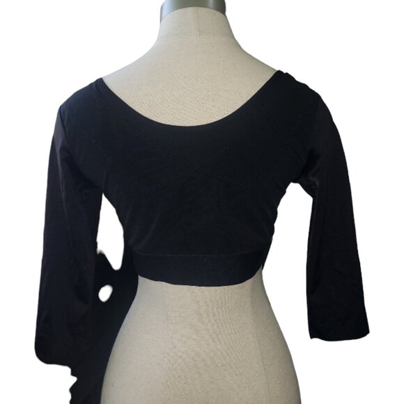 CT1561 Post Surgical Black Adjustable Vest L - Picture 4 of 13